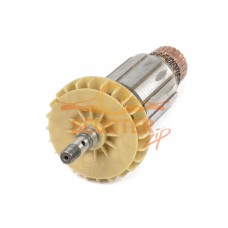 Ротор (Якорь) REBIR LSM5-115/ REBIR LSM6-125 (443015001062, 0311207254) (L-158.5 мм, D-38 мм, резьба М8 (шаг 1.0 мм))