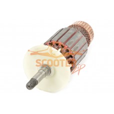 Ротор (Якорь) REBIR IE-5708C/ IE-5708M/ IE-5708R (Гайка) 0310011782 (L-198 мм, D-54 мм, резьба М10 (шаг 1.5 мм))