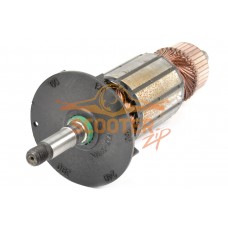 Ротор (Якорь) REBIR IE-5709B C/IE-5709D/IE-5709G (Гайка) 0310000611 (L-190 мм, D-43 мм, резьба М10 (шаг 1.25 мм))