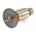 Ротор (Якорь) REBIR KZ5-350 2000W (0310007533) (L-166.5 мм, D-45.5 мм, 6 зубов, наклон влево)