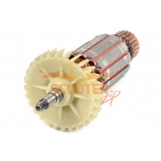 Ротор (Якорь) REBIR LSM-125_900,LSM-125_1050 9700009496 (L-157 мм, D-38 мм, резьба М6 (шаг 1.0 мм))