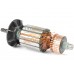 Ротор (Якорь) REBIR IE-5107 (IE-5107H.01.01.00-01-K) (L-190 мм, D-54 мм, 7 зубов, наклон вправо)